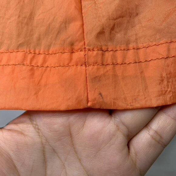 Diane von Furstenberg The Color Authority Orange 100% Nylon Lightweight Jacket M - Picture 8 of 16